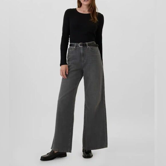 Gap Factory Wide Leg High Rise jeans - Picture 1 of 9